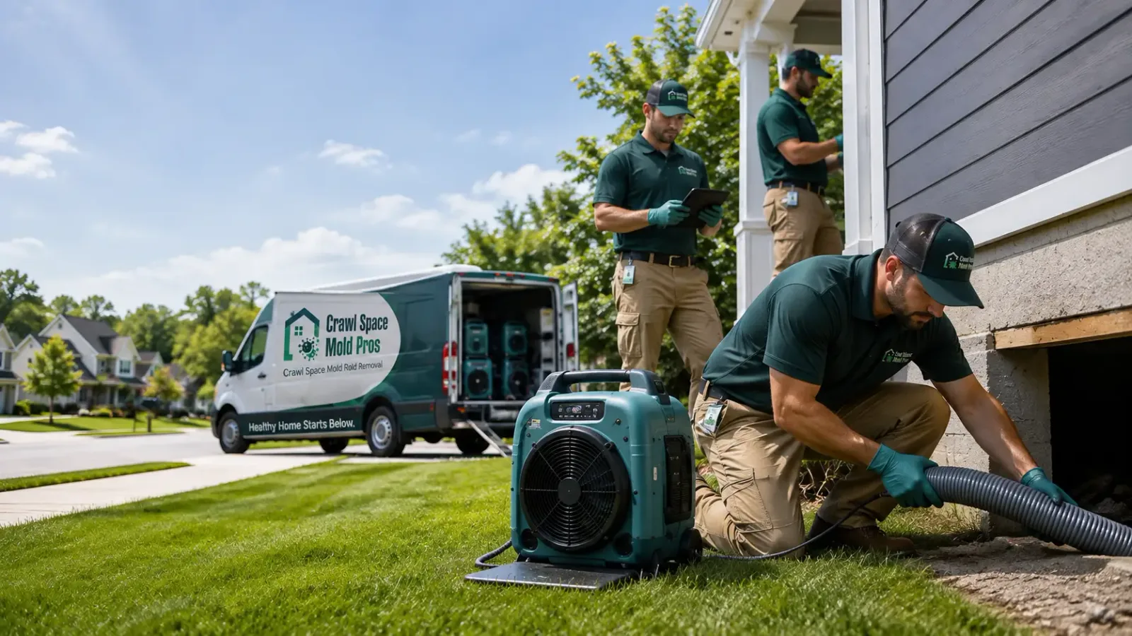 Crawl Space Mold Removal in Mason City, IA